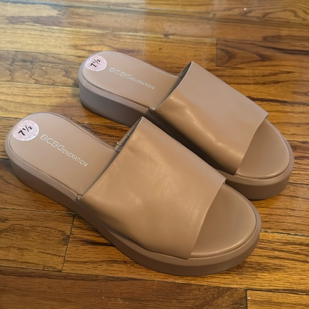 BCBG Platform Sandals